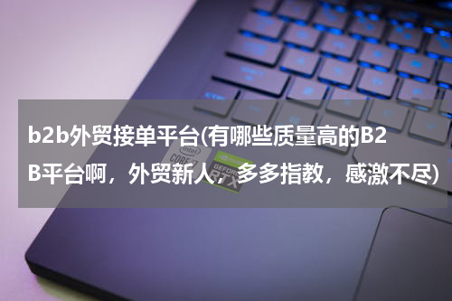 b2b外贸接单平台(有哪些质量高的B2B平台啊，外贸新人，多多指教，感激不尽)