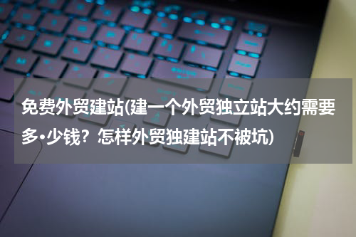 免费外贸建站(建一个外贸独立站大约需要多·少钱？怎样外贸独建站不被坑)