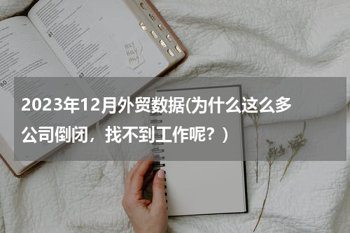 2023年12月外贸数据(为什么这么多公司倒闭，找不到工作呢？)