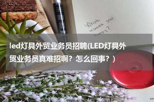 led灯具外贸业务员招聘(LED灯具外贸业务员真难招啊？怎么回事？)
