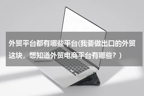 外贸平台都有哪些平台(我要做出口的外贸这块，想知道外贸电商平台有哪些？)