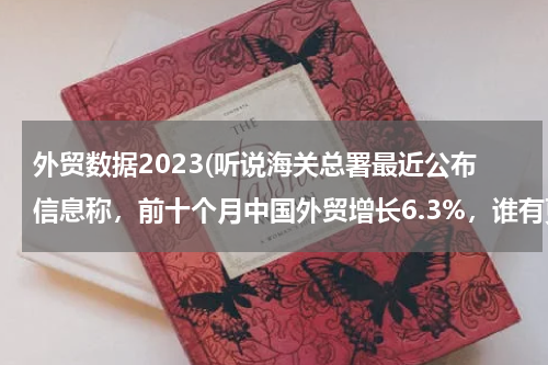 外贸数据2023(听说海关总署最近公布信息称，前十个月中国外贸增长6.3%，谁有更详细的数据吗？)