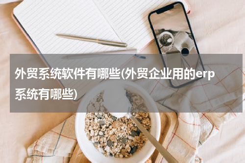 外贸系统软件有哪些(外贸企业用的erp系统有哪些)
