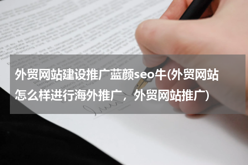 外贸网站建设推广蓝颜seo牛(外贸网站怎么样进行海外推广，外贸网站推广)