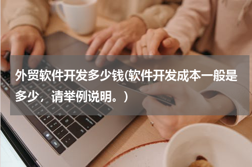 外贸软件开发多少钱(软件开发成本一般是多少，请举例说明。)
