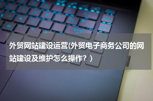 外贸网站建设运营(外贸电子商务公司的网站建设及维护怎么操作？)