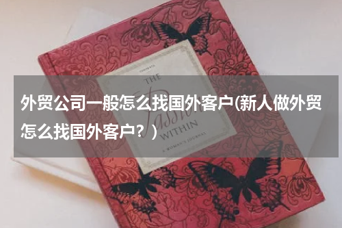外贸公司一般怎么找国外客户(新人做外贸怎么找国外客户？)
