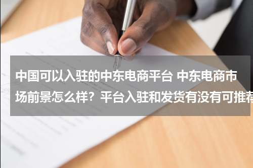 中国可以入驻的中东电商平台 中东电商市场前景怎么样？平台入驻和发货有没有可推荐的服务商