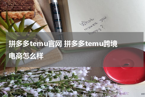 拼多多temu官网 拼多多temu跨境电商怎么样