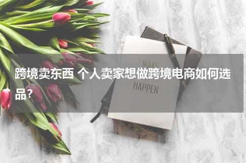 跨境卖东西 个人卖家想做跨境电商如何选品？