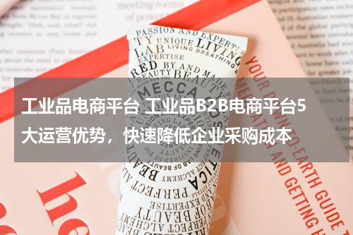 工业品电商平台 工业品B2B电商平台5大运营优势，快速降低企业采购成本