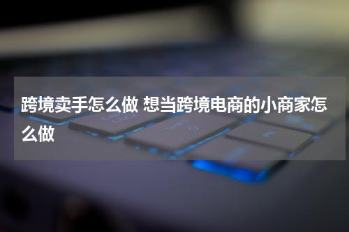 跨境卖手怎么做 想当跨境电商的小商家怎么做